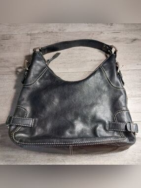 Micheal Kors  Black Leather Shoulder Bag - Womens